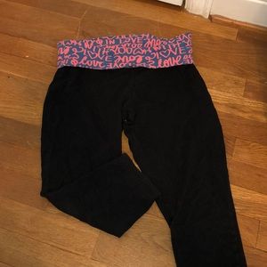 Capri black leggings